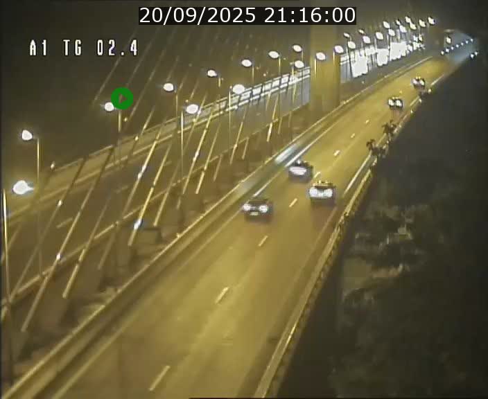 Traffic live webcam Luxembourg Sandweiler - A1 direction Luxembourg-ville - BK 2.4