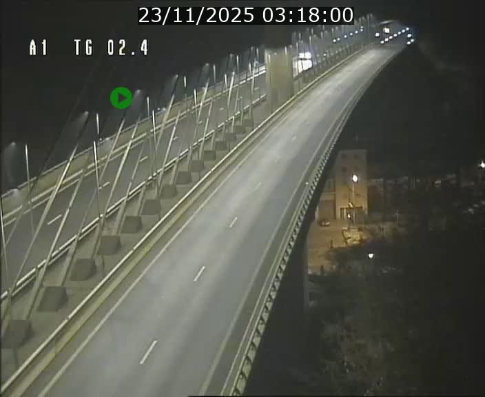 Traffic live webcam Luxembourg Sandweiler - A1 direction Luxembourg-ville - BK 2.4