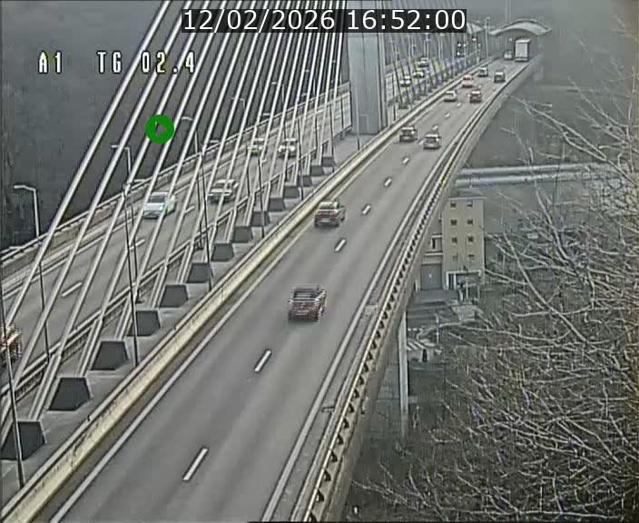 <h2>Traffic live webcam Luxembourg Sandweiler - A1 direction Luxembourg-ville - BK 2.4</h2>