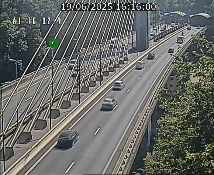 <h2>Traffic live webcam Luxembourg Sandweiler - A1 direction Luxembourg-ville - BK 2.4</h2>
