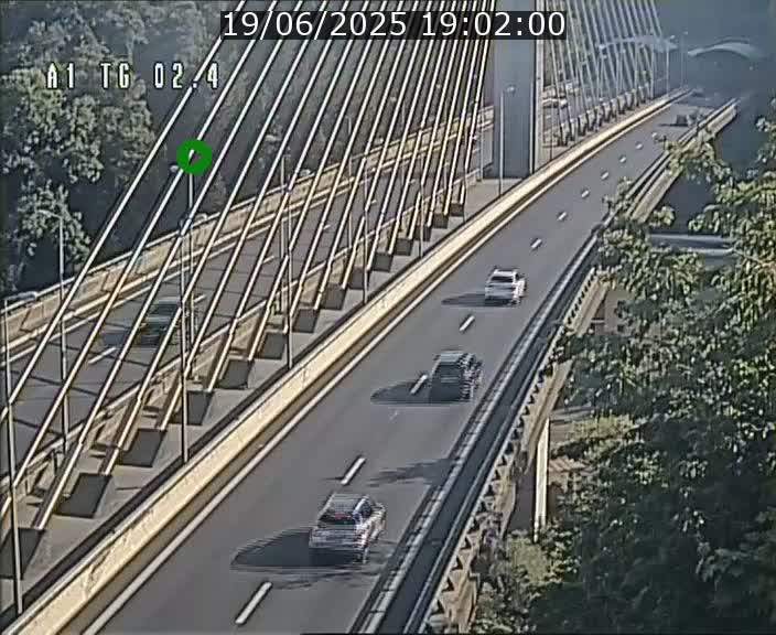 <h2>Traffic live webcam Luxembourg Sandweiler - A1 direction Luxembourg-ville - BK 2.4</h2>