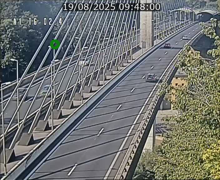 <h2>Traffic live webcam Luxembourg Sandweiler - A1 direction Luxembourg-ville - BK 2.4</h2>