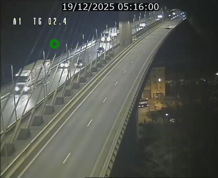 <h2>Traffic live webcam Luxembourg Sandweiler - A1 direction Luxembourg-ville - BK 2.4</h2>