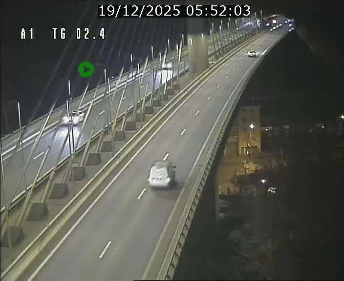 <h2>Traffic live webcam Luxembourg Sandweiler - A1 direction Luxembourg-ville - BK 2.4</h2>