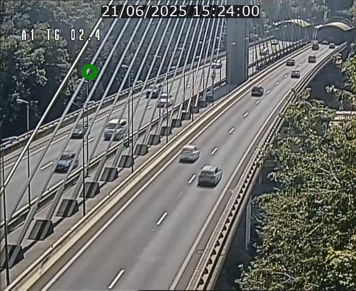 <h2>Traffic live webcam Luxembourg Sandweiler - A1 direction Luxembourg-ville - BK 2.4</h2>