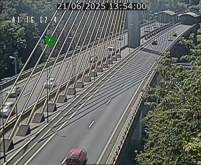 <h2>Traffic live webcam Luxembourg Sandweiler - A1 direction Luxembourg-ville - BK 2.4</h2>