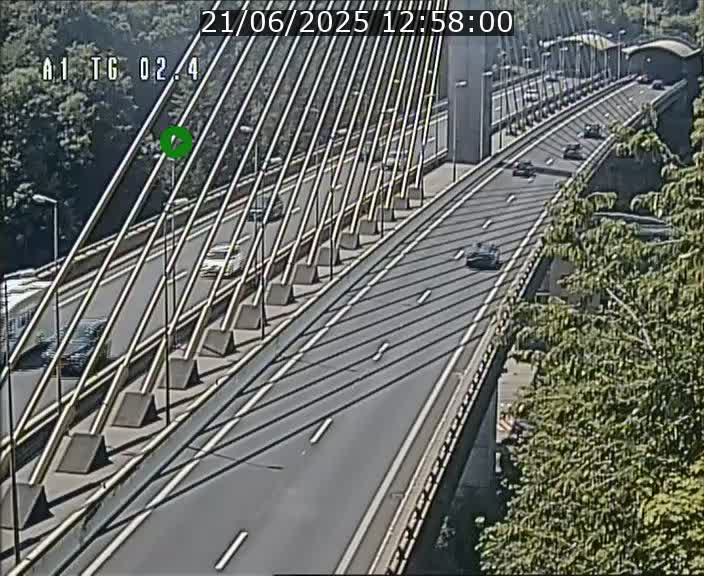 <h2>Traffic live webcam Luxembourg Sandweiler - A1 direction Luxembourg-ville - BK 2.4</h2>