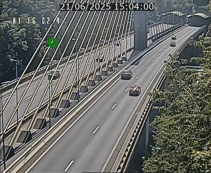<h2>Traffic live webcam Luxembourg Sandweiler - A1 direction Luxembourg-ville - BK 2.4</h2>