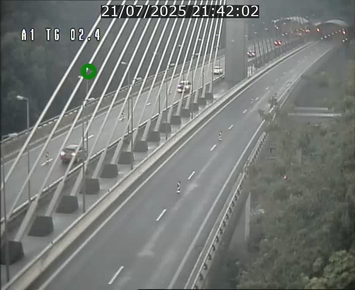 Traffic live webcam Luxembourg Sandweiler - A1 direction Luxembourg-ville - BK 2.4