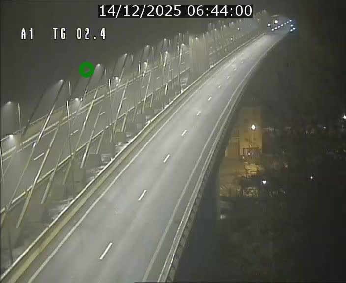 <h2>Traffic live webcam Luxembourg Sandweiler - A1 direction Luxembourg-ville - BK 2.4</h2>