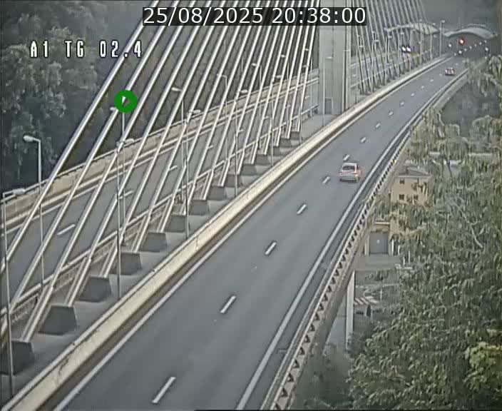 <h2>Traffic live webcam Luxembourg Sandweiler - A1 direction Luxembourg-ville - BK 2.4</h2>