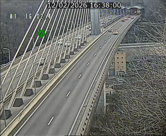 <h2>Traffic live webcam Luxembourg Sandweiler - A1 direction Luxembourg-ville - BK 2.4</h2>