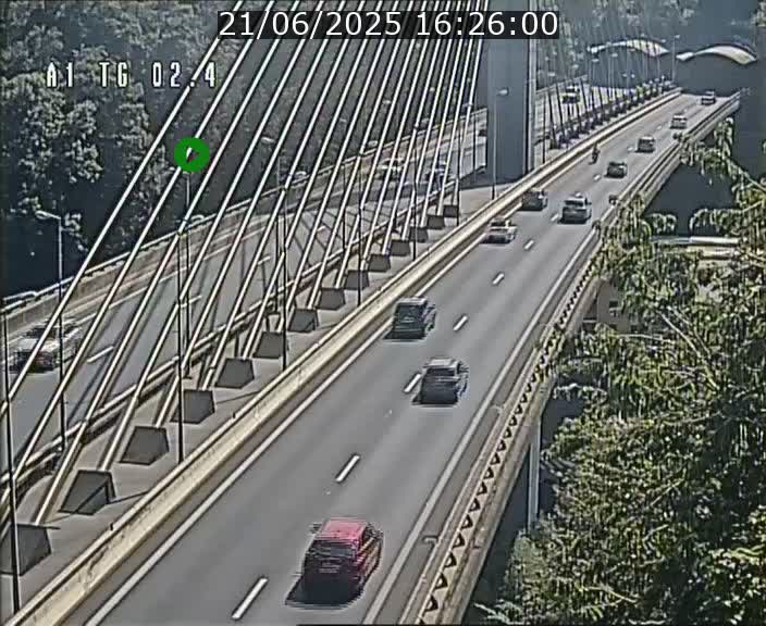 <h2>Traffic live webcam Luxembourg Sandweiler - A1 direction Luxembourg-ville - BK 2.4</h2>