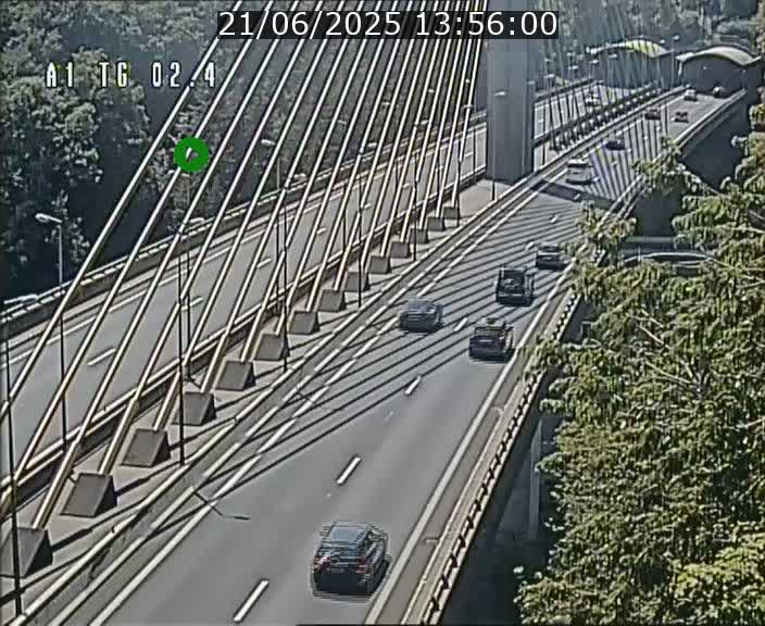 <h2>Traffic live webcam Luxembourg Sandweiler - A1 direction Luxembourg-ville - BK 2.4</h2>