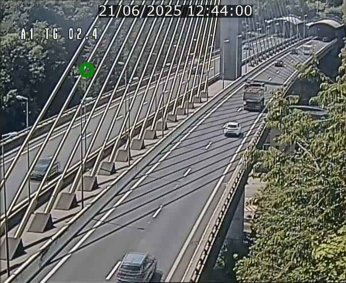 <h2>Traffic live webcam Luxembourg Sandweiler - A1 direction Luxembourg-ville - BK 2.4</h2>