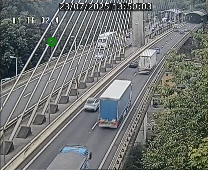 <h2>Traffic live webcam Luxembourg Sandweiler - A1 direction Luxembourg-ville - BK 2.4</h2>