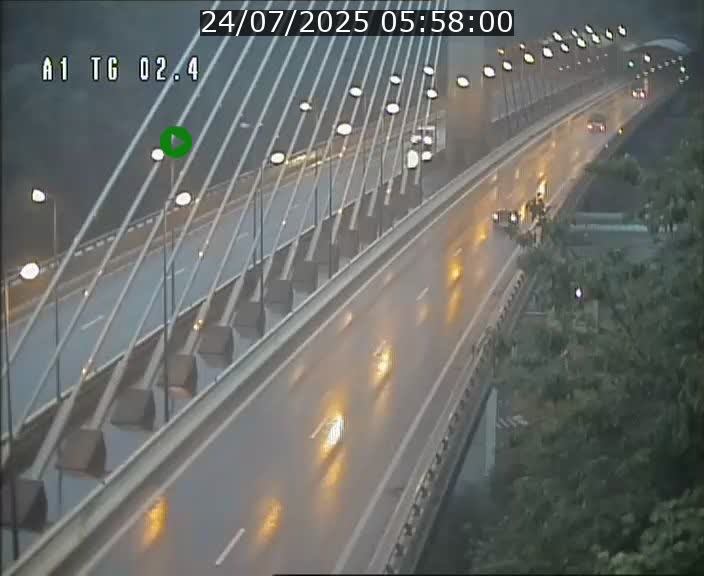 <h2>Traffic live webcam Luxembourg Sandweiler - A1 direction Luxembourg-ville - BK 2.4</h2>
