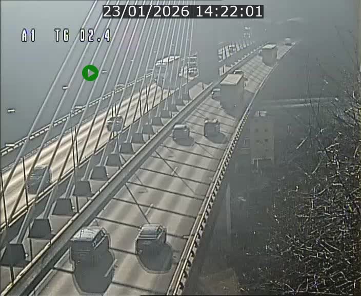 <h2>Traffic live webcam Luxembourg Sandweiler - A1 direction Luxembourg-ville - BK 2.4</h2>