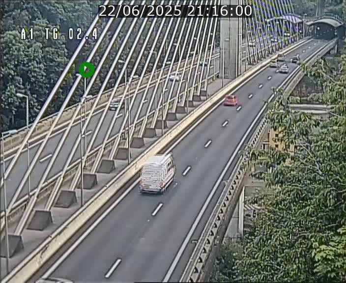 <h2>Traffic live webcam Luxembourg Sandweiler - A1 direction Luxembourg-ville - BK 2.4</h2>