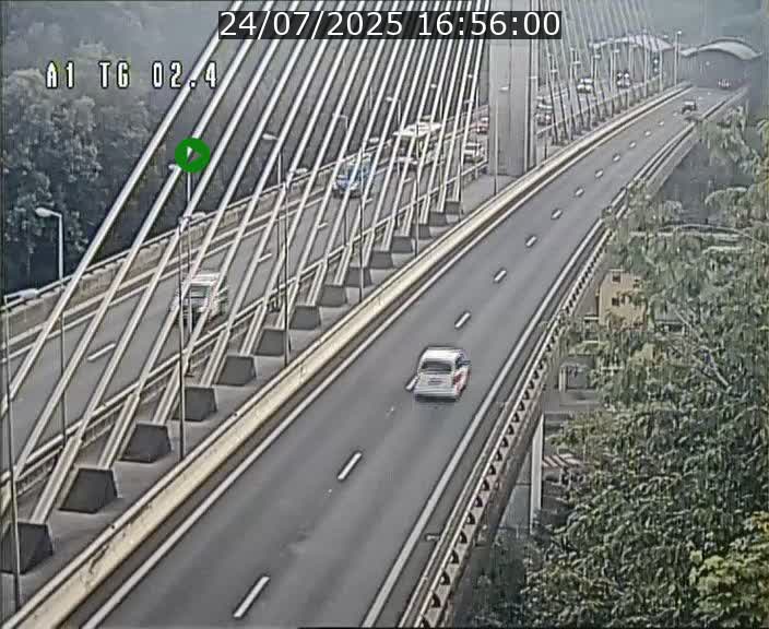 <h2>Traffic live webcam Luxembourg Sandweiler - A1 direction Luxembourg-ville - BK 2.4</h2>