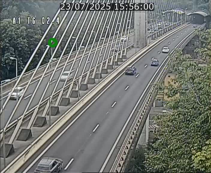 <h2>Traffic live webcam Luxembourg Sandweiler - A1 direction Luxembourg-ville - BK 2.4</h2>