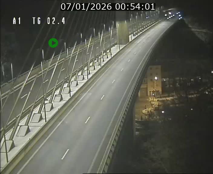 <h2>Traffic live webcam Luxembourg Sandweiler - A1 direction Luxembourg-ville - BK 2.4</h2>