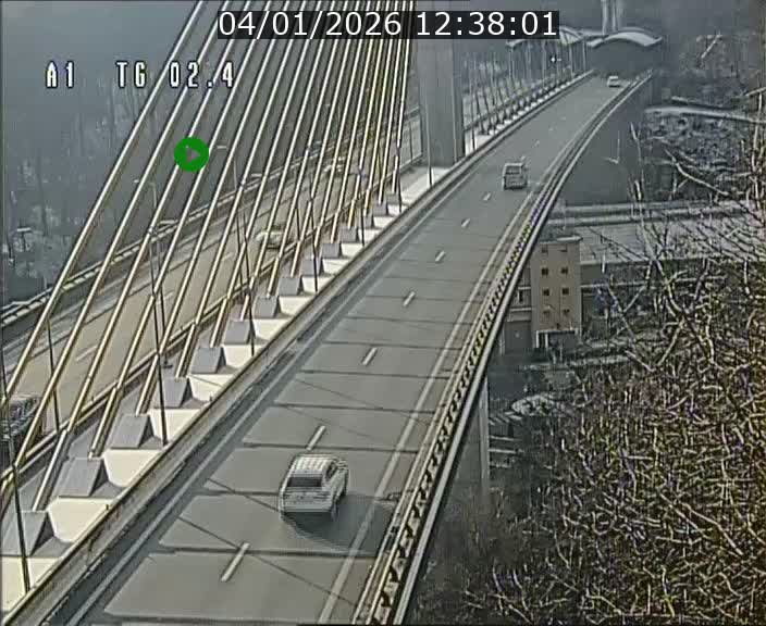 <h2>Traffic live webcam Luxembourg Sandweiler - A1 direction Luxembourg-ville - BK 2.4</h2>