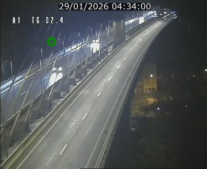 <h2>Traffic live webcam Luxembourg Sandweiler - A1 direction Luxembourg-ville - BK 2.4</h2>