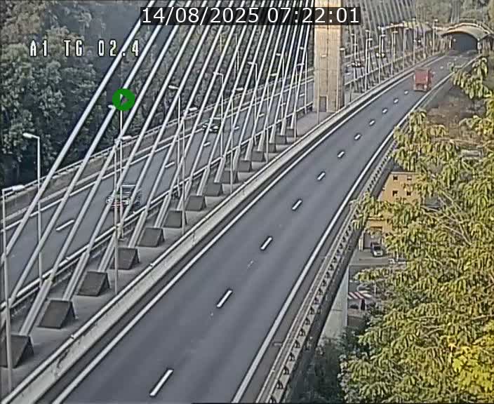 <h2>Traffic live webcam Luxembourg Sandweiler - A1 direction Luxembourg-ville - BK 2.4</h2>