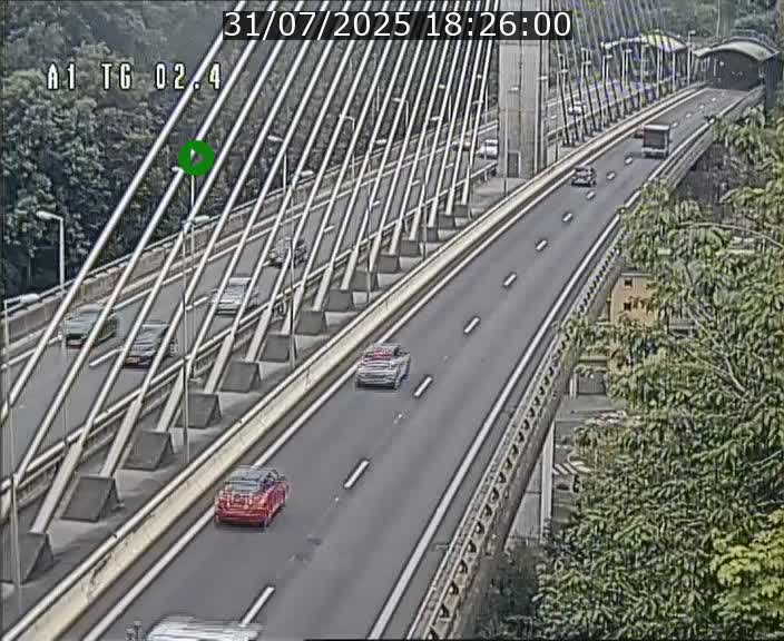<h2>Traffic live webcam Luxembourg Sandweiler - A1 direction Luxembourg-ville - BK 2.4</h2>