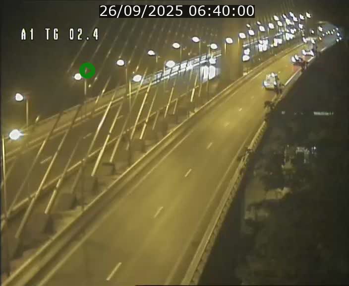 Traffic live webcam Luxembourg Sandweiler - A1 direction Luxembourg-ville - BK 2.4