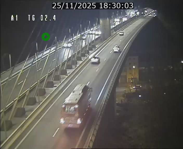 <h2>Traffic live webcam Luxembourg Sandweiler - A1 direction Luxembourg-ville - BK 2.4</h2>