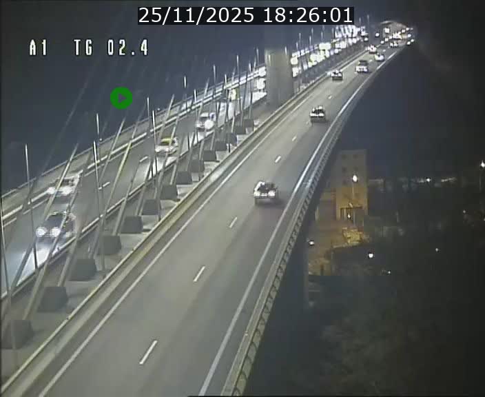 <h2>Traffic live webcam Luxembourg Sandweiler - A1 direction Luxembourg-ville - BK 2.4</h2>