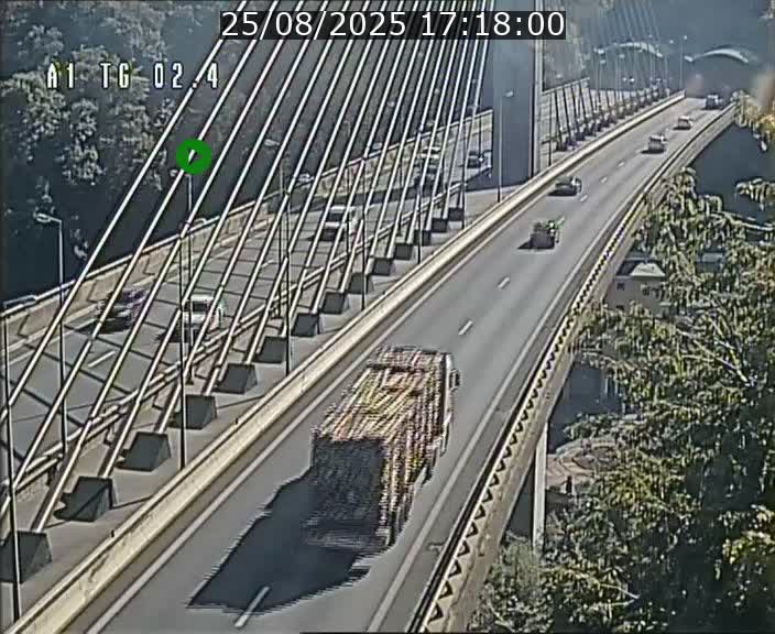 <h2>Traffic live webcam Luxembourg Sandweiler - A1 direction Luxembourg-ville - BK 2.4</h2>