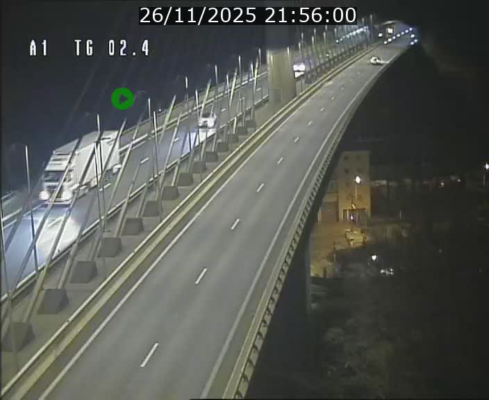 <h2>Traffic live webcam Luxembourg Sandweiler - A1 direction Luxembourg-ville - BK 2.4</h2>