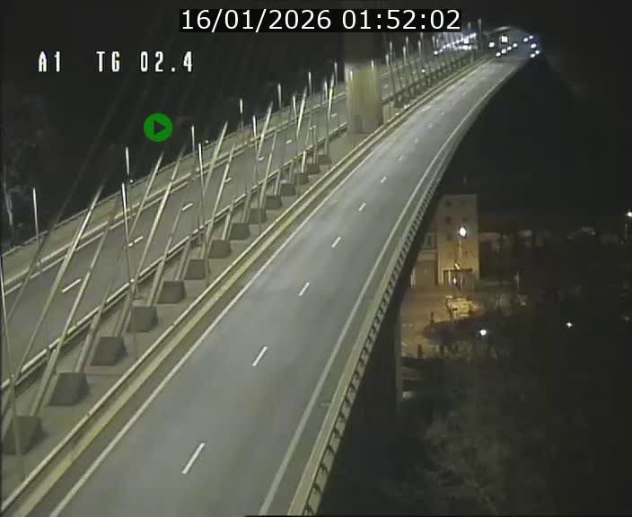 <h2>Traffic live webcam Luxembourg Sandweiler - A1 direction Luxembourg-ville - BK 2.4</h2>