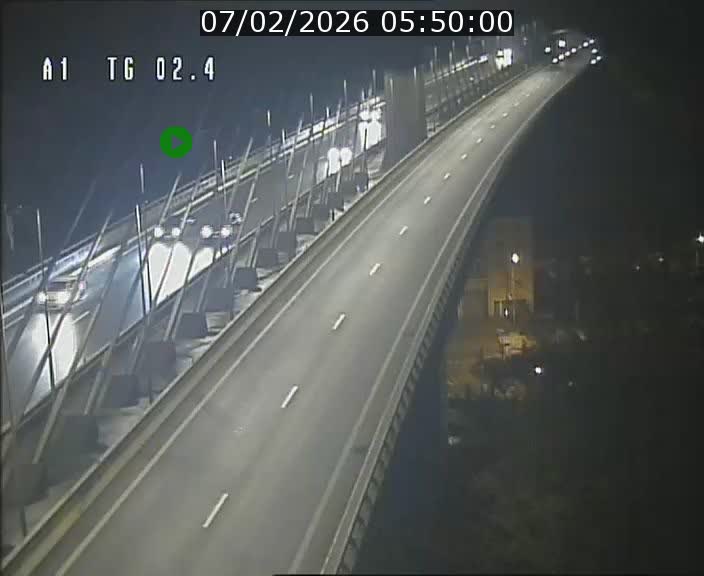 <h2>Traffic live webcam Luxembourg Sandweiler - A1 direction Luxembourg-ville - BK 2.4</h2>