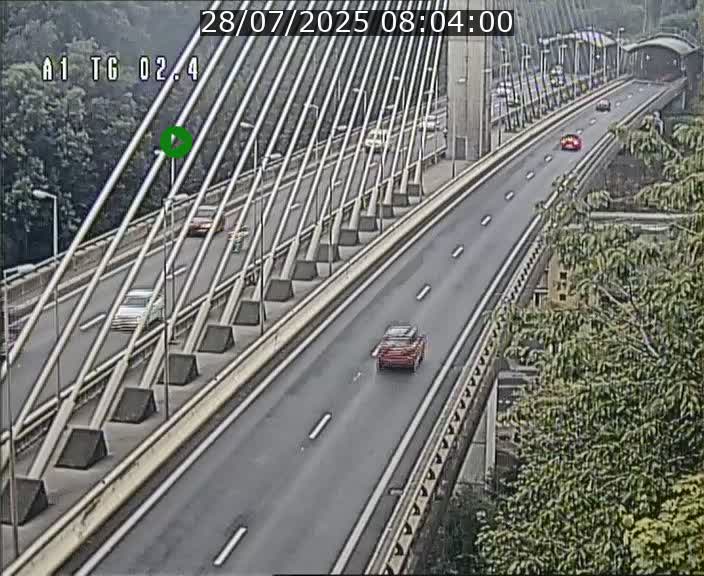 <h2>Traffic live webcam Luxembourg Sandweiler - A1 direction Luxembourg-ville - BK 2.4</h2>