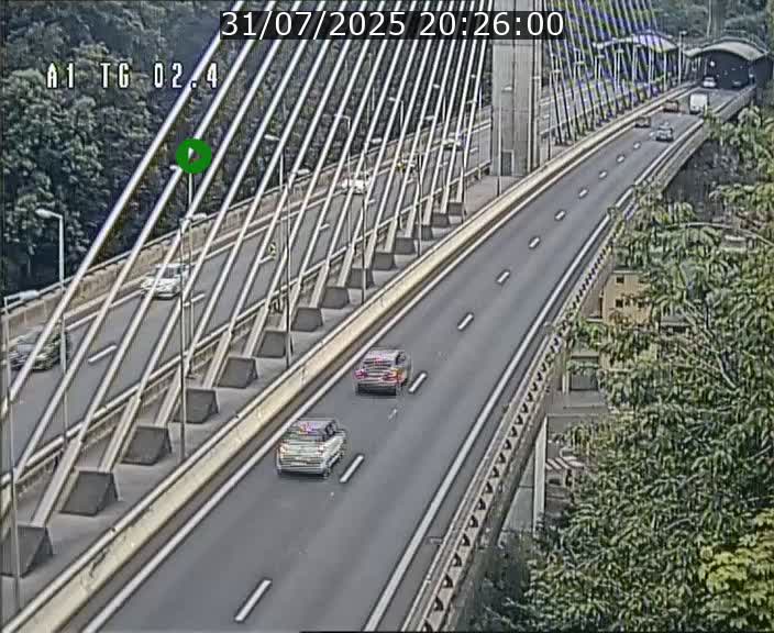 <h2>Traffic live webcam Luxembourg Sandweiler - A1 direction Luxembourg-ville - BK 2.4</h2>