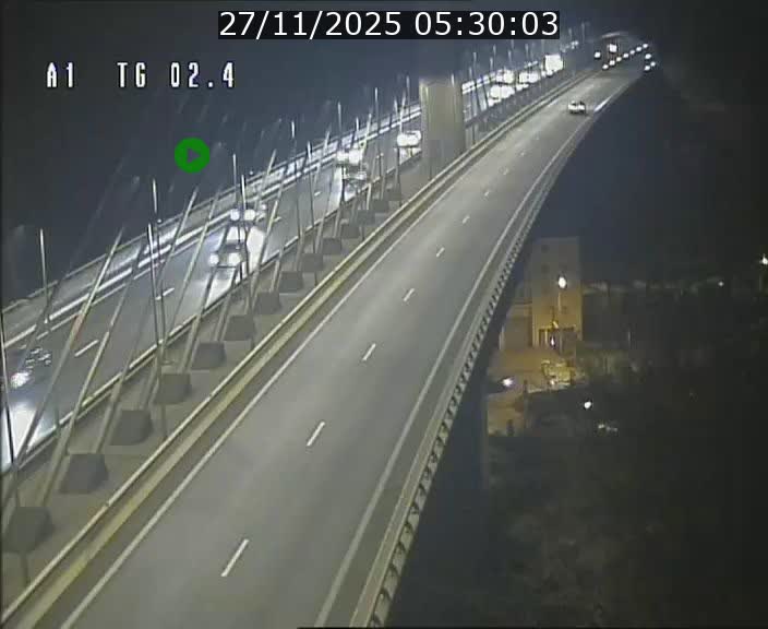 <h2>Traffic live webcam Luxembourg Sandweiler - A1 direction Luxembourg-ville - BK 2.4</h2>