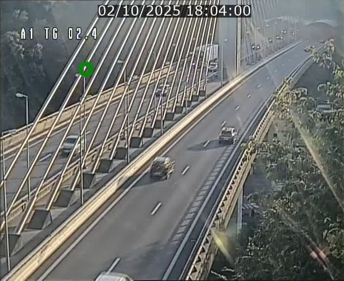 <h2>Traffic live webcam Luxembourg Sandweiler - A1 direction Luxembourg-ville - BK 2.4</h2>