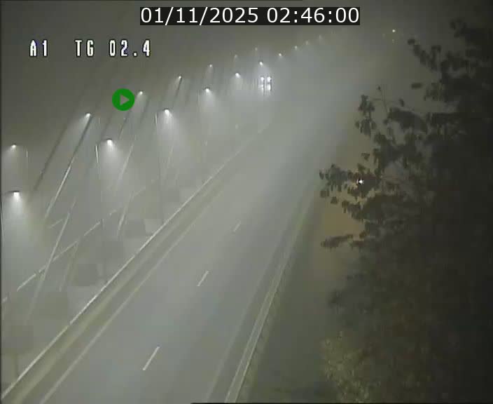 Traffic live webcam Luxembourg Sandweiler - A1 direction Luxembourg-ville - BK 2.4