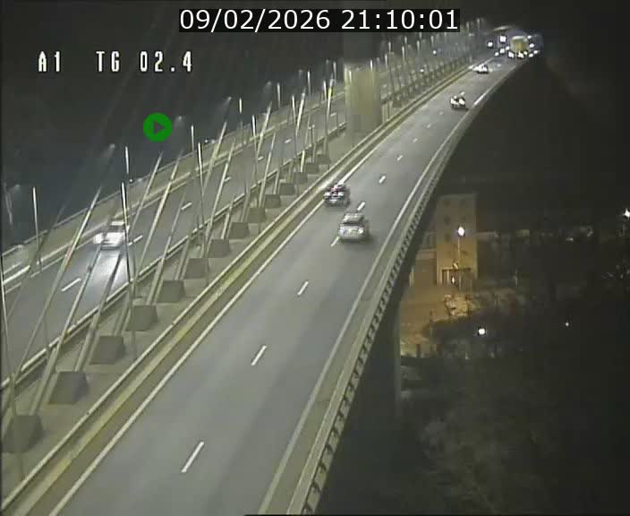 <h2>Traffic live webcam Luxembourg Sandweiler - A1 direction Luxembourg-ville - BK 2.4</h2>