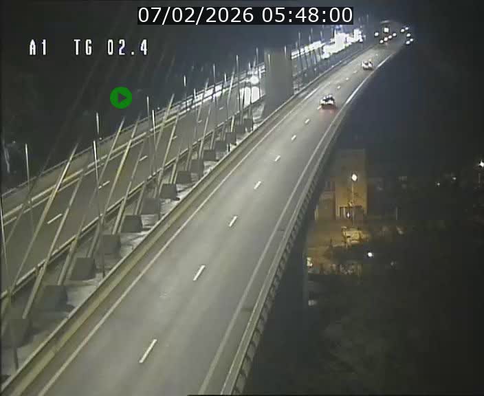 <h2>Traffic live webcam Luxembourg Sandweiler - A1 direction Luxembourg-ville - BK 2.4</h2>