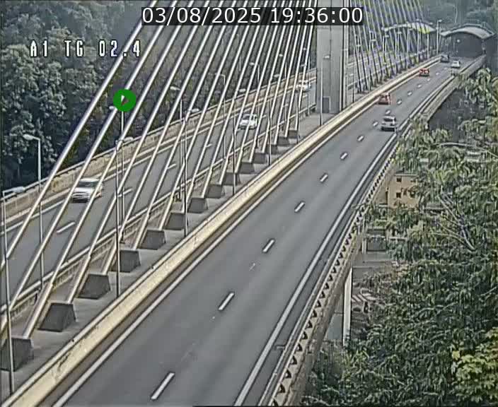 <h2>Traffic live webcam Luxembourg Sandweiler - A1 direction Luxembourg-ville - BK 2.4</h2>