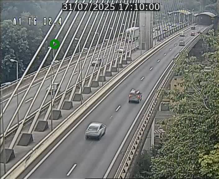 <h2>Traffic live webcam Luxembourg Sandweiler - A1 direction Luxembourg-ville - BK 2.4</h2>