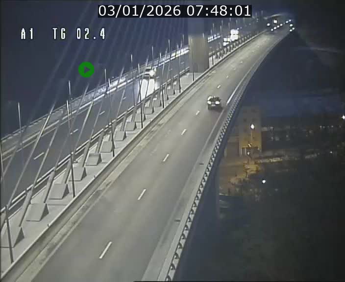 <h2>Traffic live webcam Luxembourg Sandweiler - A1 direction Luxembourg-ville - BK 2.4</h2>