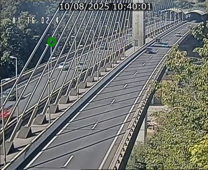 <h2>Traffic live webcam Luxembourg Sandweiler - A1 direction Luxembourg-ville - BK 2.4</h2>