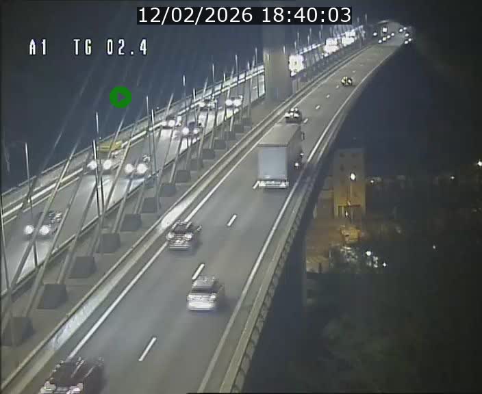 <h2>Traffic live webcam Luxembourg Sandweiler - A1 direction Luxembourg-ville - BK 2.4</h2>