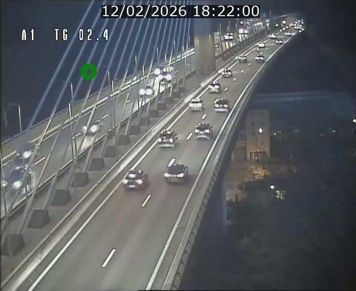 <h2>Traffic live webcam Luxembourg Sandweiler - A1 direction Luxembourg-ville - BK 2.4</h2>